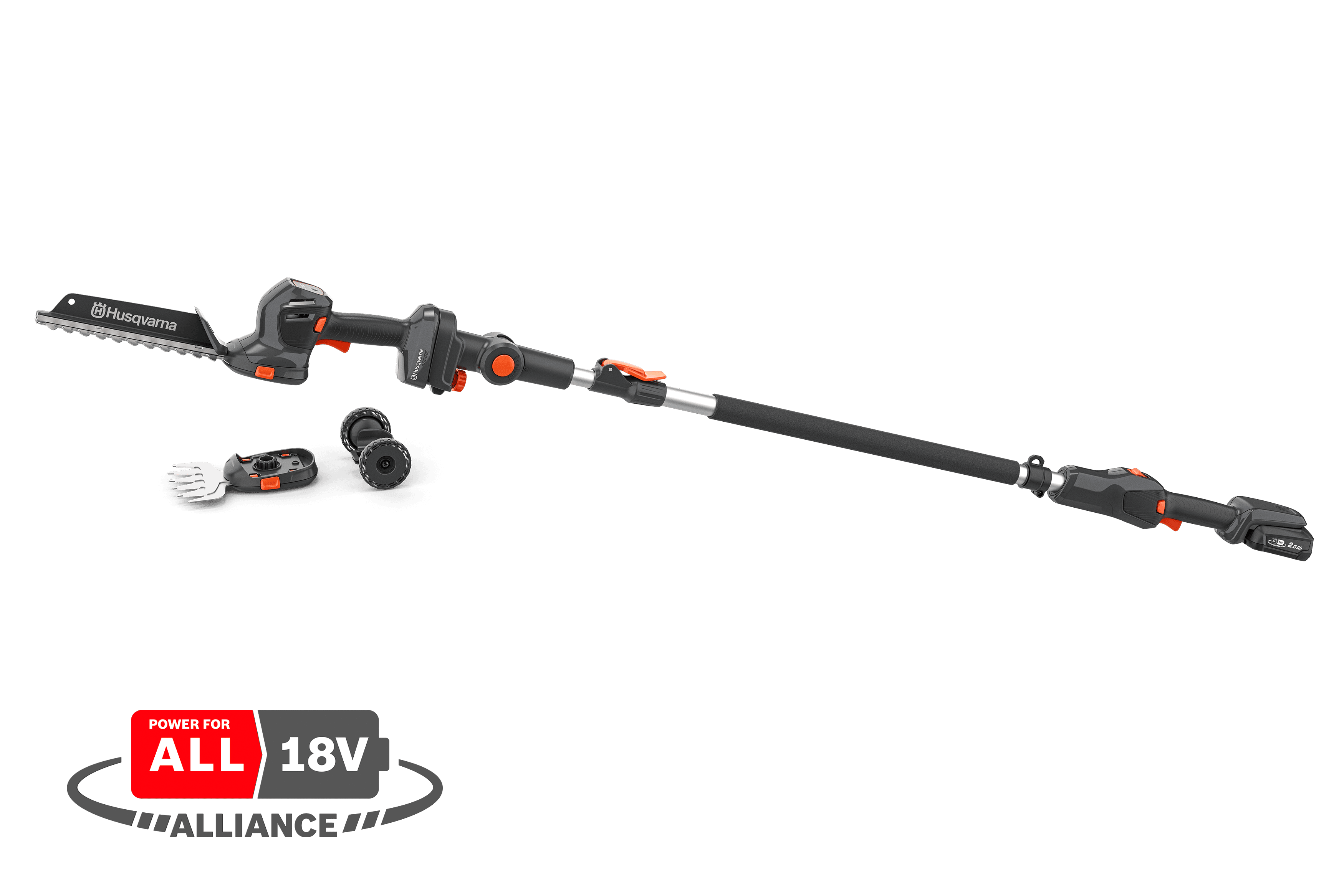 Aspire™ Shrub Shear 18V + Pole without battery and charger